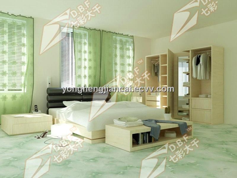 Colorful Soft Marble Pattern Fireproof Plastic Flooring