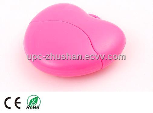 Cosmetic Boxes Heart Shaped Gift USB