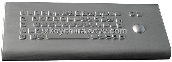 IP65 Industrial Stainless Steel Desktop Keyboard with Trackball (X-BP66D)