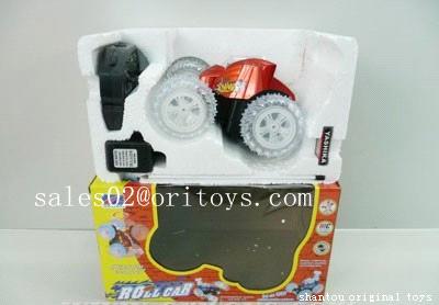RC Roll Car With Music & Light (Included Batteries & Charger)