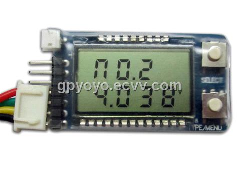 Battery LCD Voltage Meter Tester Alarm
