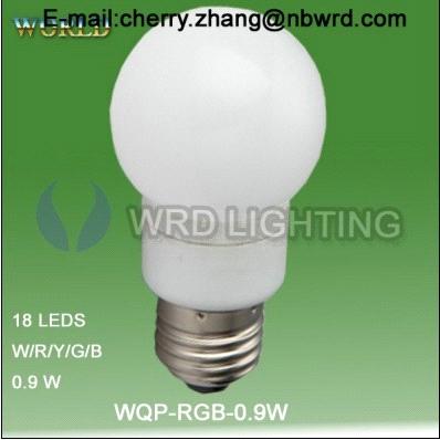 Factory 85~265AC color changed LED RGB Bulb