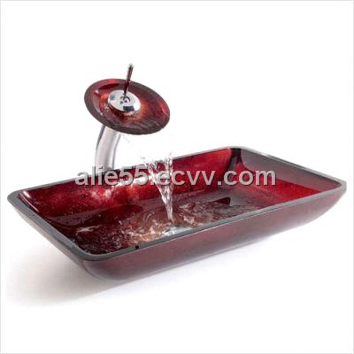 High Quality Bathroom Sinks Glass Basin/Color Glass Basin (J-B12)