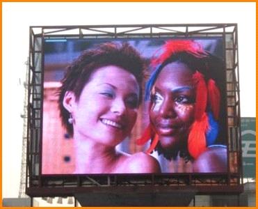 outdoor full color ph20 led sign