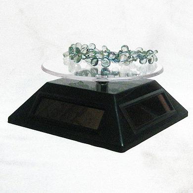 solar turntable rotating display stand show table plate rotary tray for Jewelry mp3 mp4 mobile