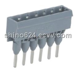 2-24 Straight Solder Pin with Long Contact Pins Connector