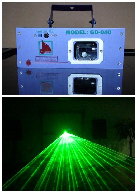 GD-040 100mW Single Green Laser Disco Club Party Stage Light