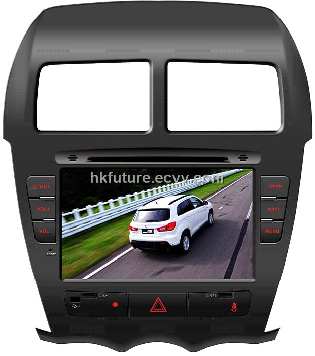 touch screen car dvd player with gps for Mitsubishi ASX