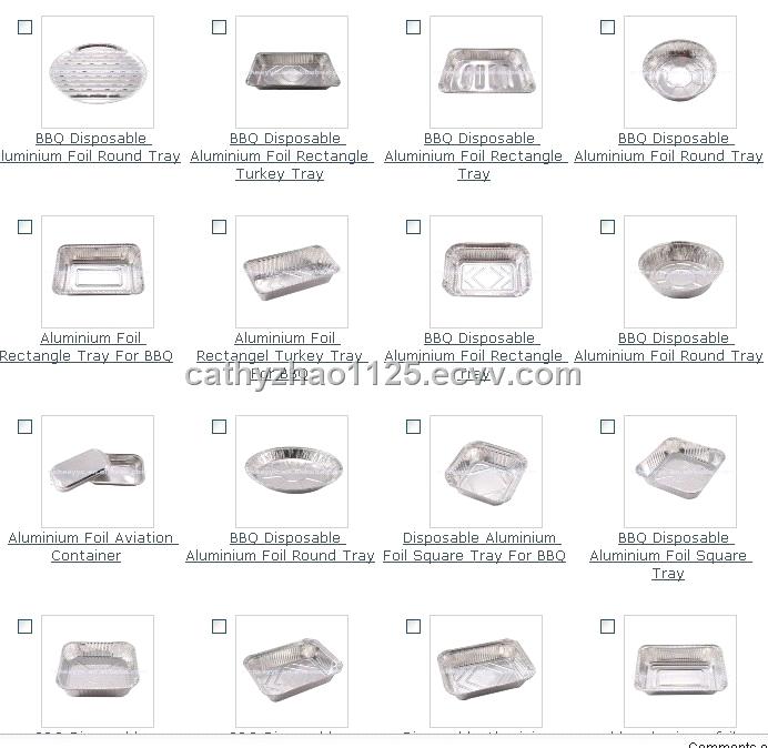 Aluminium Foil Rectangle Tray For q From China Manufacturer Manufactory Factory And Supplier On Ecvv Com