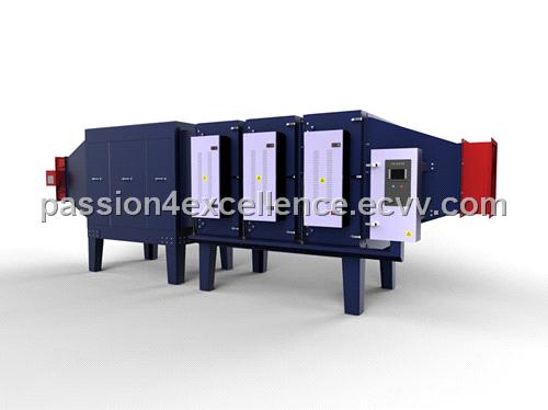 Exhaust Fume Filter for Textile Stenters