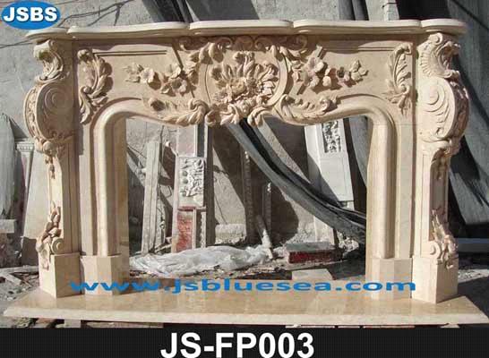 Hand Carved Marble Fireplace Mantel From China Manufacturer