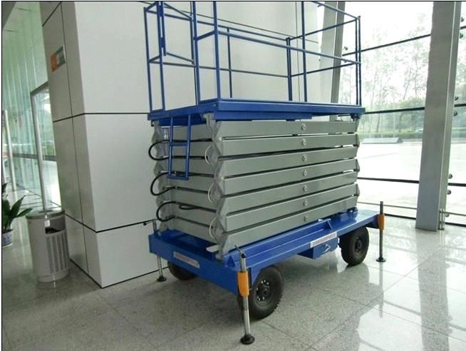 electrical hydraulic mobile scissor lift table