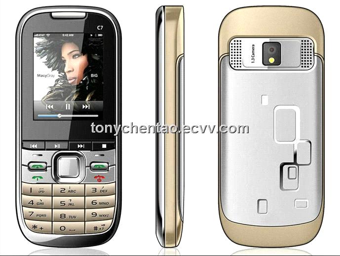 music mobile phone  with good sound of mp3/mp4  for  C7