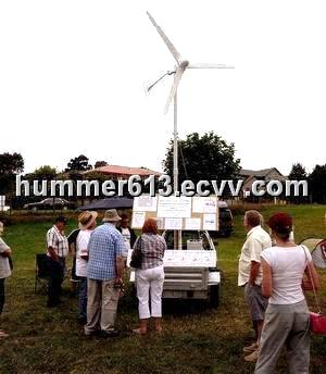 Hummer Wind Generator 500W battery based