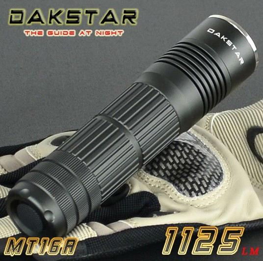 DAKSTAR MT16A XML T6 1125LM 26650/18650 Battery High Power Police CREE LED Light