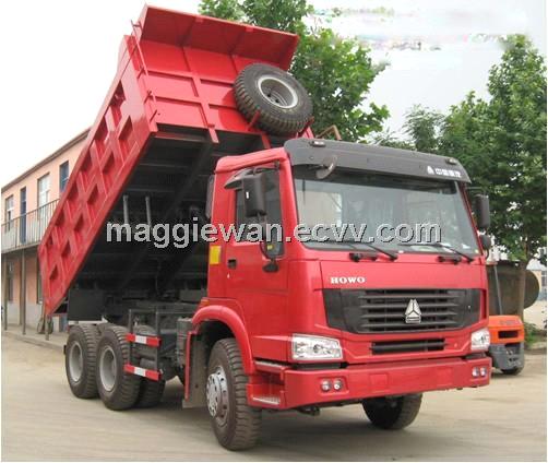 Howo 6x4 Sinotruk Heavy Dump Truck No Top Cover Tipper