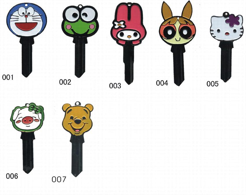 Cartoon Character Key Blank From China Manufacturer Manufactory