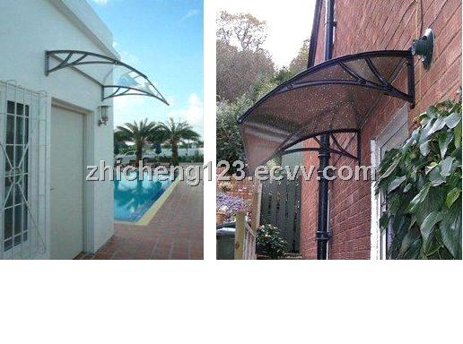 Plastic Alloy Brackets Ploycarbonate Awning Pc Window Door