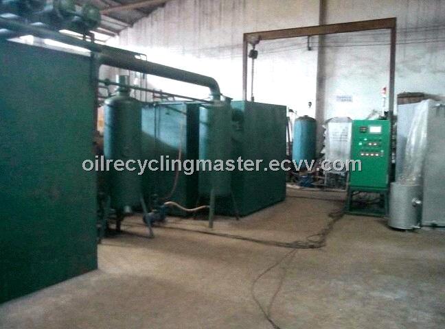 waste engine oil motor oil recycling plant,lub oil regeneration,diesel distillation unit