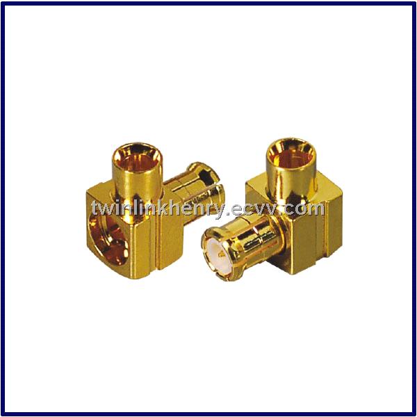 Twinlink communication MCX rf coaxial connector male right angle