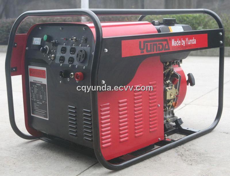 200A portable diesel welding generator