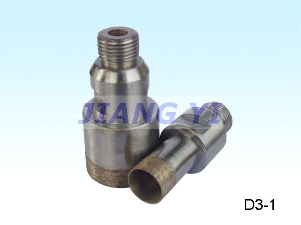 Glass drill bit with G1/2 mounted