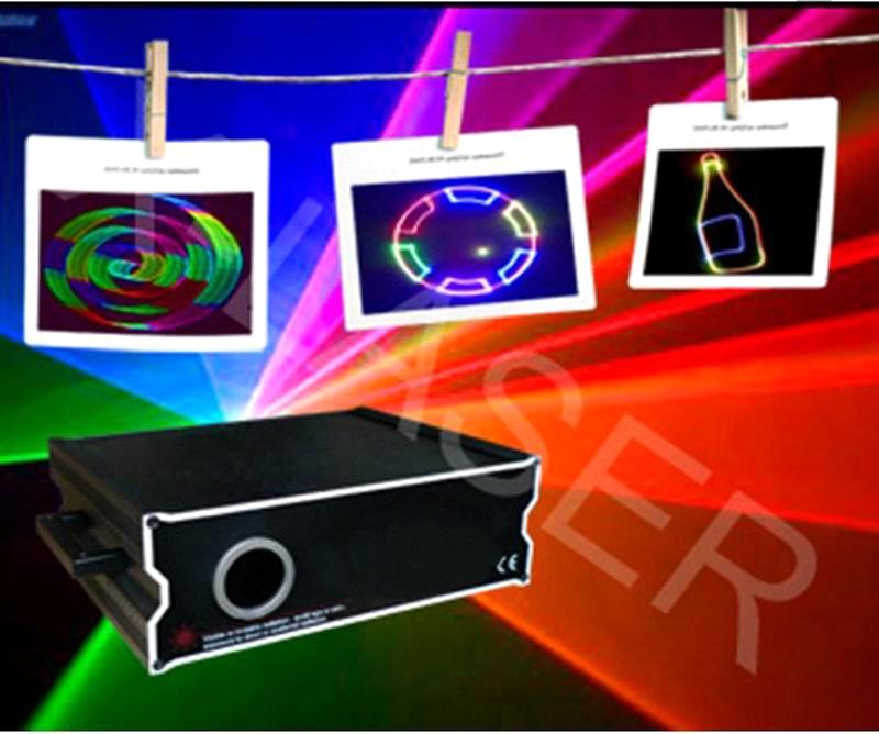 New 1w RGB Full Color Animation Laser Light with Sd+2d/3d Change,Christmas Outdoor Laser Light