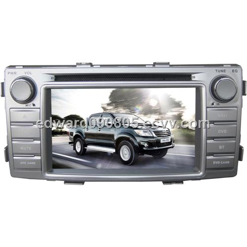 car multimedia playe for 2012 Toyota Hilux with TV,Bluetooth,IPOD and GPS