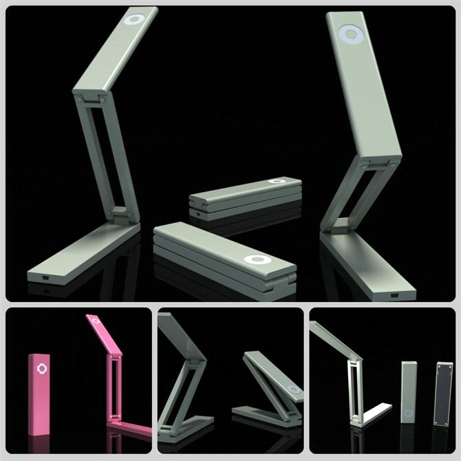 Floding LED table lamp  27 PCS LED  inside  Li-ion battery inside