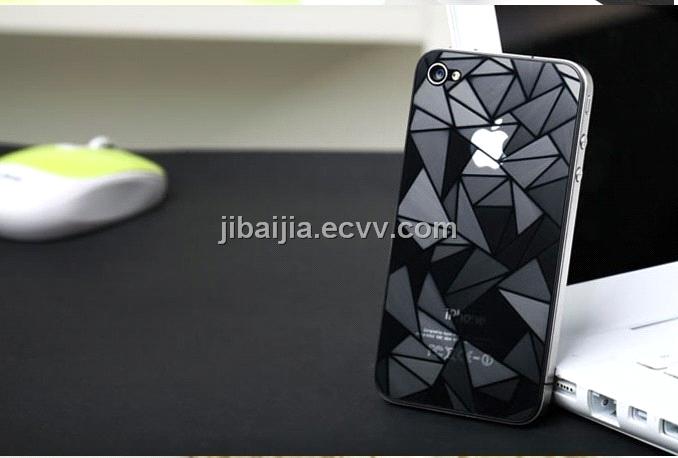 New Arrival 3d Diamond Screen Protector For Iphone4 Iphone4s From