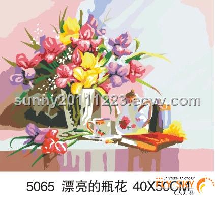 Colorful Flower Canvas Oil Painting For Home Decor 40 50cm From