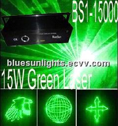 BS1-15000,CNI 15000mW/15W Green Animation Laser Light System,stage disco light,dmx light,ilda laser