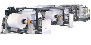 Register mark tacking paper roll sheeter paper converting equipment