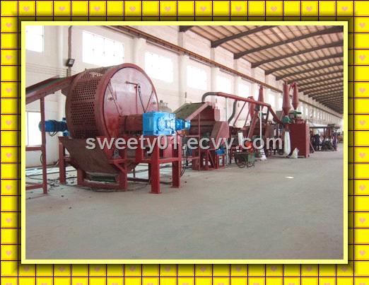 waste tyre recycling machinery