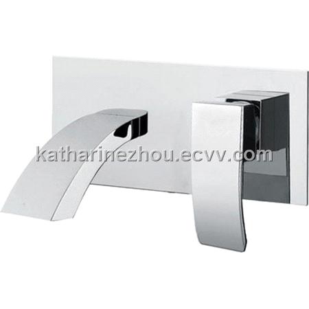 2012 Simple Style Bathroom Wall-mount Mixer & Faucet