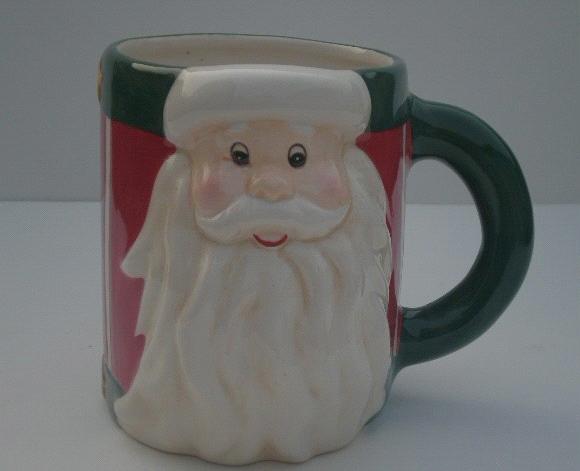 Ceramic christmas cup,christmas man