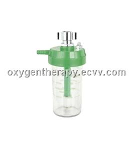 Chromed-Brass Plastic Oxygen Humidifier Bottle (Reusable Oxygen Humidifier Bottle)