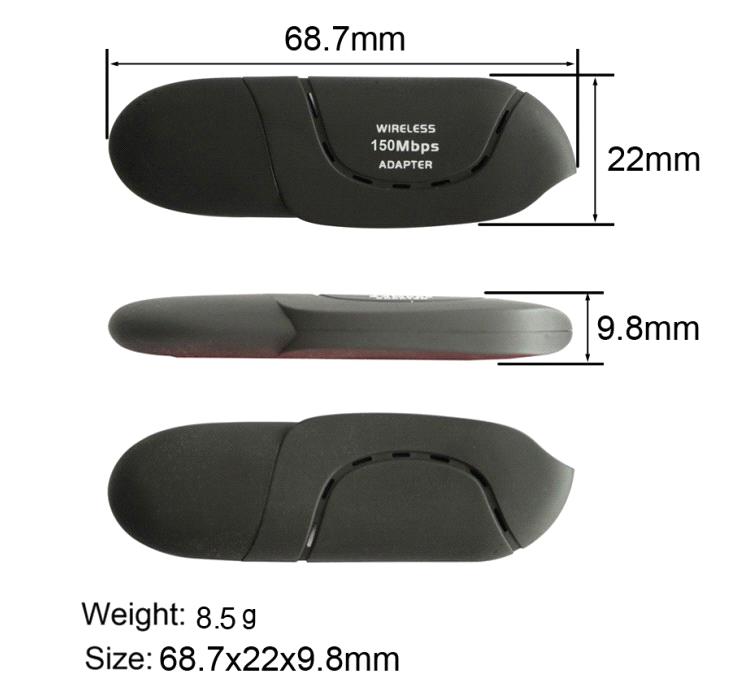 150Mbps Wireless USB Nerwork adapter for media player