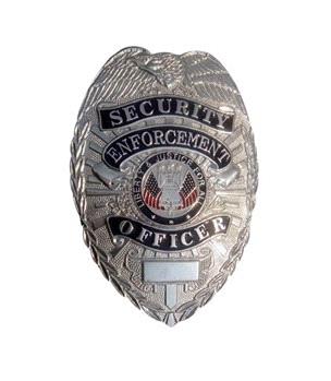Police Badge, Made of Zinc Alloy, Custom Design Welcomed,Provide Free Drawing