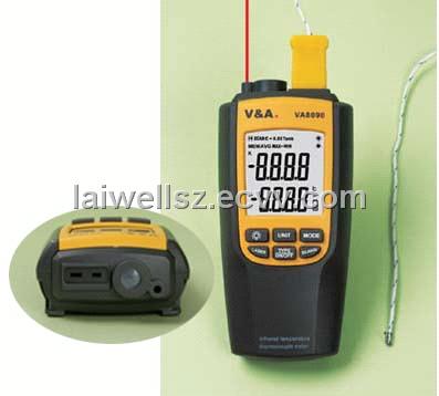 VA8090 Infrared temperature thermocouple meter