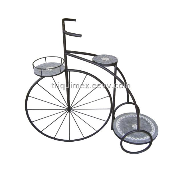 Bicycle Wrought Iron Flower Pot Holder From Vietnam Manufacturer