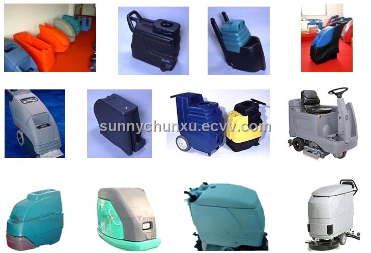 OEM Cleaning Machine Shell and Mould, Made of LLDPE,By Rotomolding