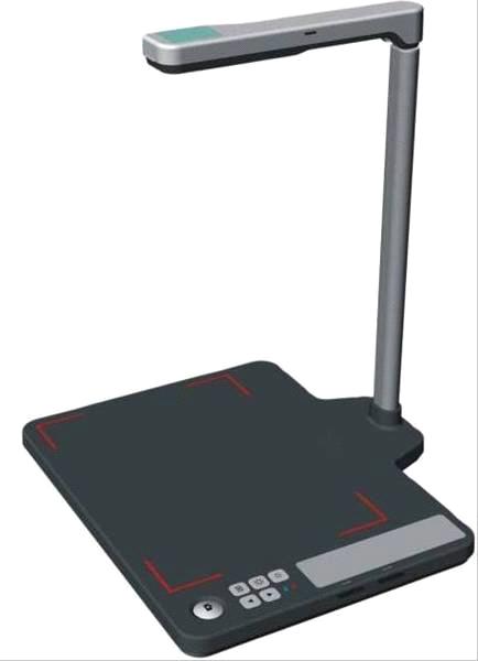 Off line use document Scanner/Visualizer with SD card Metal mat--P05