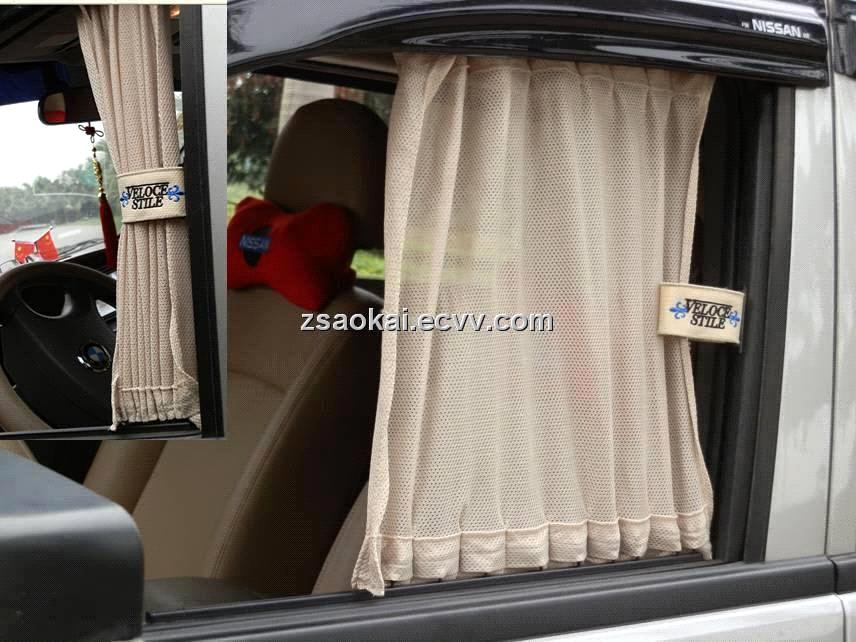 Mesh Fabric Car CurtainWith installation from China Manufacturer