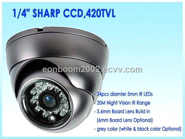 8 x Sharp CCD Day Night Color Dome Security Camera CCTV