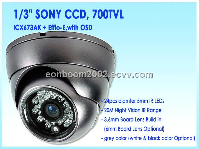 8 x Sharp CCD Day Night Color Dome Security Camera CCTV