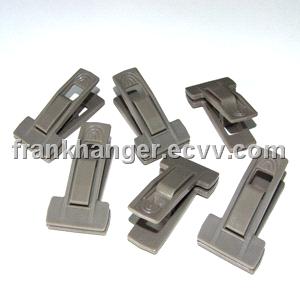 Fashionable Abs T Shape Plastic Hanger Clips For Clothes From