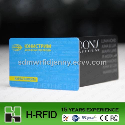 HF rfid card with customized design and flexible printing