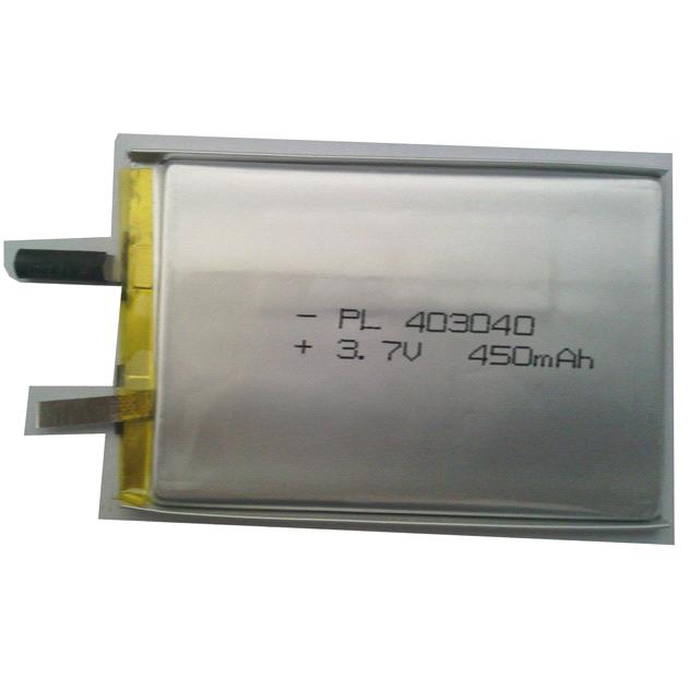 ICS403040-400mAh Soft Pack Li-ion Polymer Battery with 3.7V Nominal Voltage