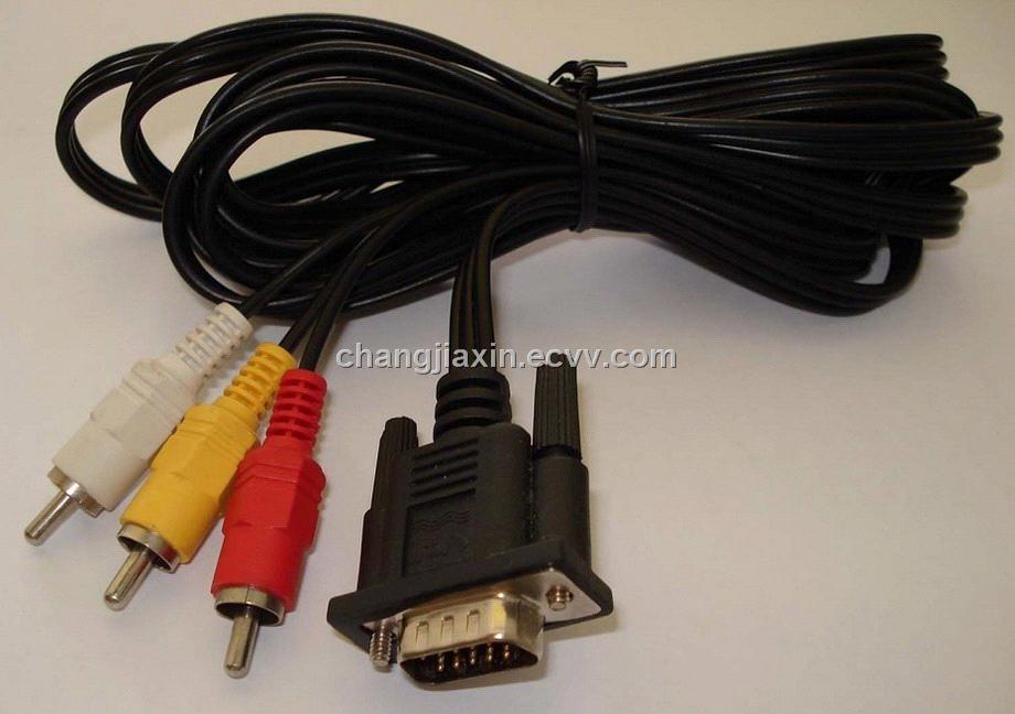 Vga To 3 Rca Cable From China Manufacturer Manufactory Factory And Supplier On Ecvv Com
